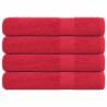  Towels 4 pcs Red 100x200 cm 360 gsm 100% Cotton Colour red Size 100 x 200 cm Quantity in Package 4 