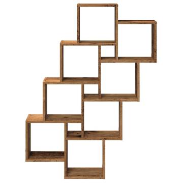 Wall Cube Shelf Old Wood - Stylish & Functional Storage