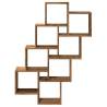 Wall Cube Shelf Old Wood - Stylish & Functional Storage