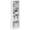  Bookcase High Gloss White 40x24x143 cm Engineered Wood Colour high gloss white Quantity in Package 1 Height 143 cm Width 40 cm 