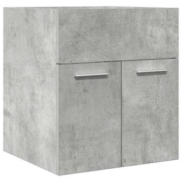 Bathroom Sink Cabinet Concrete Grey - Stylish & Functional