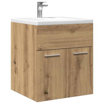 Bathroom Sink Cabinet Artisan Oak - Space-Saving Design