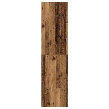 Stylish Wardrobe Old Wood 100x50x200 cm - Durable & Compact