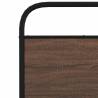 Brown Oak King Size Bed Frame 150x200 cm - Durable Design