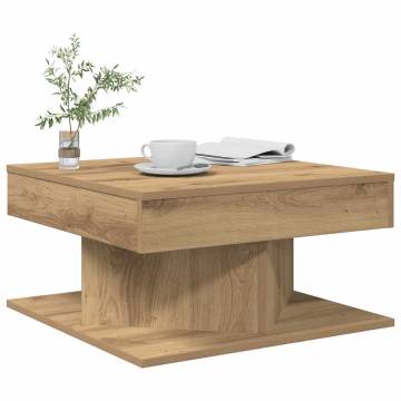 Artisan Oak Coffee Table - 55x55x30 cm | Durable & Stylish