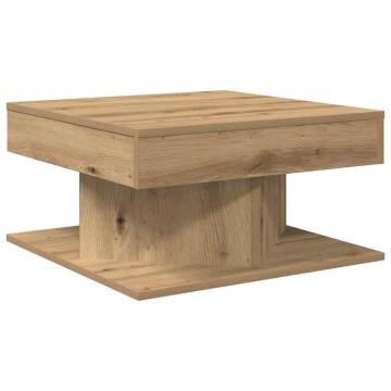 Artisan Oak Coffee Table - 55x55x30 cm | Durable & Stylish