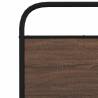 Brown Oak Bed Frame 120x200 cm | Stylish & Sturdy Design