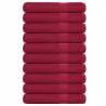  Towels 10 pcs Bordeaux 100x200 cm 360 gsm 100% Cotton Colour bordeaux Size 100 x 200 cm Quantity in Package 10 