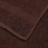 Guest Towels 2 pcs Brown 30x50 cm 100% Cotton - Hipo Market