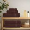 Guest Towels 10 pcs Brown 30x50 cm | 100% Cotton - Hipomarket