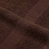 Guest Towels 10 pcs Brown 30x50 cm | 100% Cotton - Hipomarket