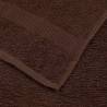 10 Pcs Brown Hand Towels 50x100 cm 360 gsm - 100% Cotton