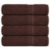  Shower Towels 4 pcs Brown 70x140 cm 360 gsm 100% Cotton Colour brown Size 70 x 140 cm Quantity in Package 4 