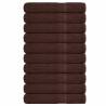  Sauna Towels 10 pcs Brown 80x200 cm 360 gsm 100% Cotton Colour brown Size 80 x 200 cm Quantity in Package 10 