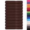 Sauna Towels 10 Pcs Brown 80x200 cm – 100% Cotton & Soft