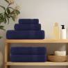 Navy Blue Soap Towels - 100% Cotton, 2 pcs, 30x30 cm