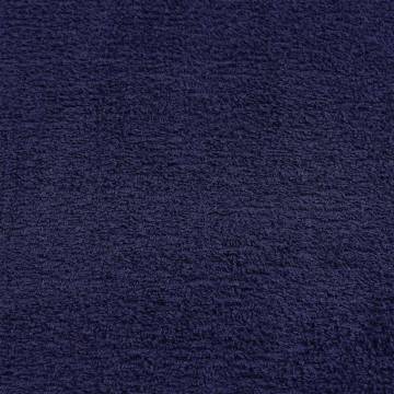 Navy Blue Soap Towels - 100% Cotton, 2 pcs, 30x30 cm