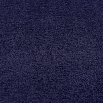 10 Pack Navy Blue Guest Towels | 100% Cotton & Absorbent