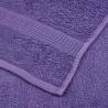 Purple Cotton Bath Towels - 4 Pcs 100x150 cm | HipoMarket