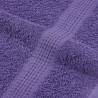 4 Pcs Purple Cotton Towels 100x200 cm - Soft & Absorbent