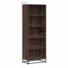 Brown Oak Bookcase - Stylish 60x35x170.5 cm Storage Solution