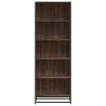 Brown Oak Bookcase - Stylish 60x35x170.5 cm Storage Solution