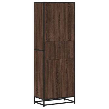 Brown Oak Bookcase - Stylish 60x35x170.5 cm Storage Solution