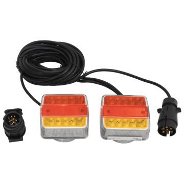 Trailer Lights 2 pcs Red 10.5x7.5x10 cm 12V LED Bulb