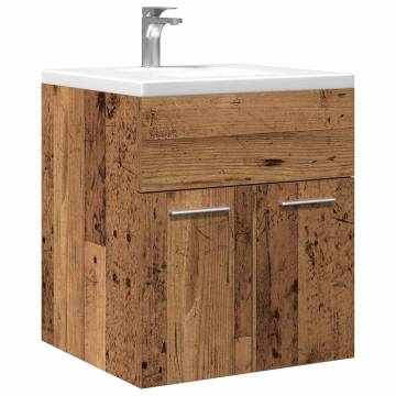 Bathroom Sink Cabinet Old Wood 41x38.5x46 cm | Hipomarket