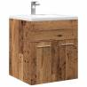  Bathroom Sink Cabinet Old Wood 41x38.5x46 cm Engineered Wood Colour old wood Size 41 x 38.5 x 46 cm Number of 1 Number of Pieces 