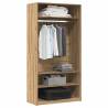  Wardrobe Artisan Oak 100x50x200 cm Engineered Wood Colour artisan oak Size 100 x 50 x 200 cm Quantity in Package 1 Amount 3 shelves 