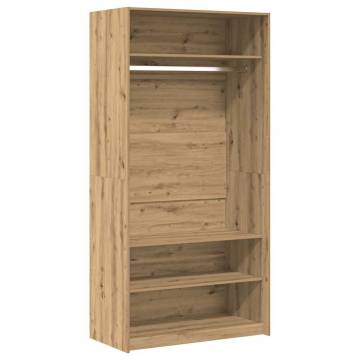 Artisan Oak Wardrobe - Stylish & Compact Storage Solution