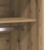 Artisan Oak Wardrobe - Stylish & Compact Storage Solution