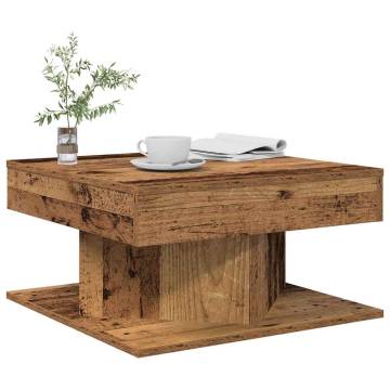 Coffee Table Old Wood 55x55x30 cm - Durable & Stylish