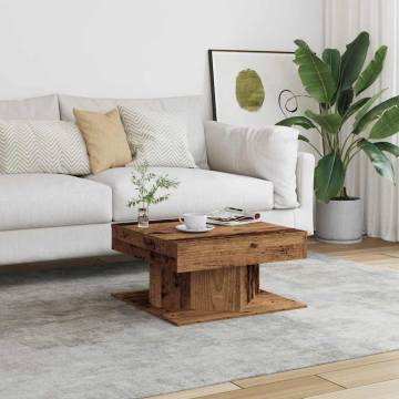 Coffee Table Old Wood 55x55x30 cm - Durable & Stylish