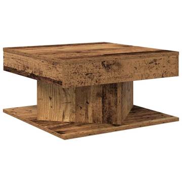 Coffee Table Old Wood 55x55x30 cm - Durable & Stylish