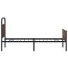 Brown Oak Bed Frame 90x190 cm | Sturdy & Elegant Design