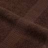 Guest Towels 4 pcs Brown 30x50 cm - 100% Cotton & Durable