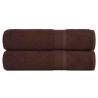  Shower Towels 2 pcs Brown 70x140 cm 360 gsm 100% Cotton Colour brown Size 70 x 140 cm Quantity in Package 2 