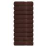  Shower Towels 10 pcs Brown 70x140 cm 360 gsm 100% Cotton Colour brown Size 70 x 140 cm Quantity in Package 10 