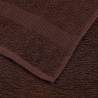 Brown Shower Towels 10 pcs - 100% Cotton, 70x140 cm