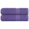  Bath Towels 2 pcs Purple 100x150 cm 360 gsm 100% Cotton Colour purple Size 100 x 150 cm Quantity in Package 2 