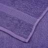 Purple Bath Towels Set - 10 pcs, 100% Cotton, 360 gsm