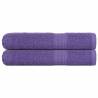  Towels 2 pcs Purple 100x200 cm 360 gsm 100% Cotton Colour purple Size 100 x 200 cm Quantity in Package 2 