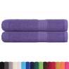 Premium Purple Towels | 100% Cotton | 2 Pcs | 100x200 cm