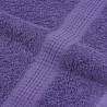 Purple Towels 10 Pcs 100% Cotton 100x200 cm | HipoMarket