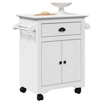 BODO Kitchen Trolley in White - Durable & Stylish Storage Solution