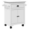 BODO Kitchen Trolley in White - Durable & Stylish Storage Solution