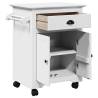 BODO Kitchen Trolley in White - Durable & Stylish Storage Solution