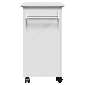 BODO Kitchen Trolley in White - Durable & Stylish Storage Solution